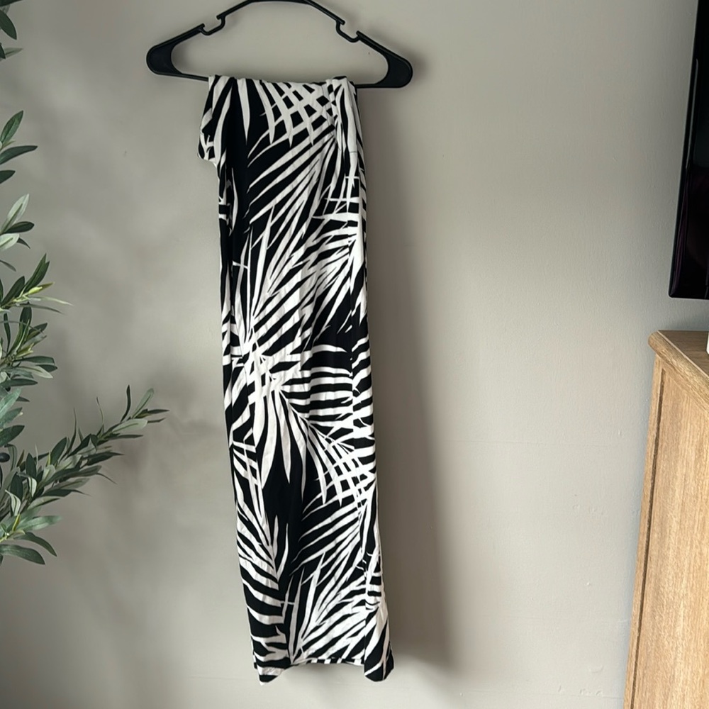 Wide leg stretch pant
